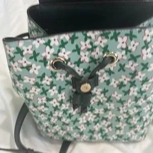 kate spade | Bags | Kate Spade Floral Green Medium Sinch 